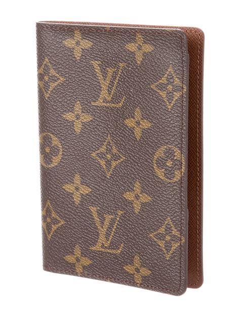 lv monogram passport holder